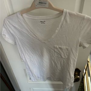 Madewell pocket v-necks set of 2 (one black and white)